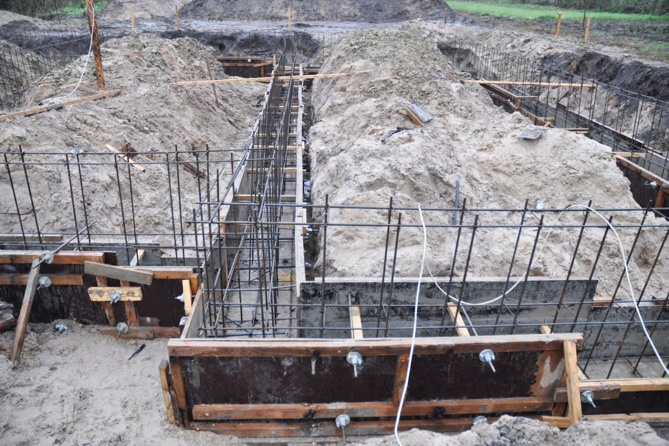 Concrete footings in Medford, MA