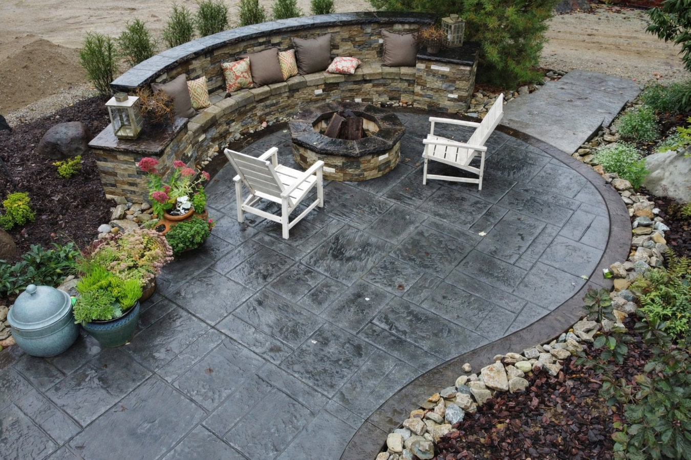 Concrete contractor services in Waltham, MA