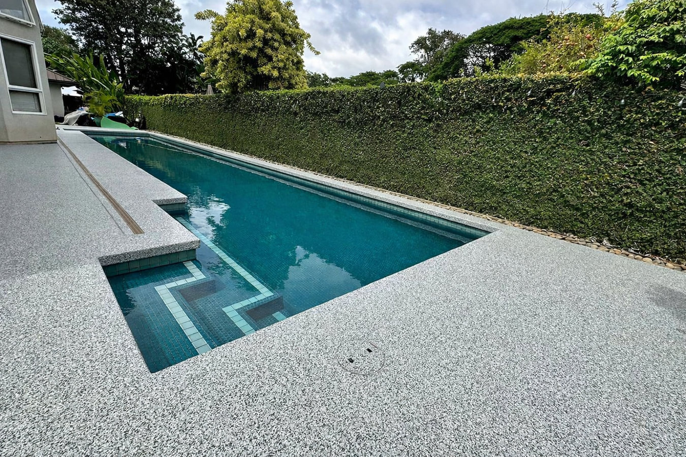 Concrete pool decks in Medford, MA