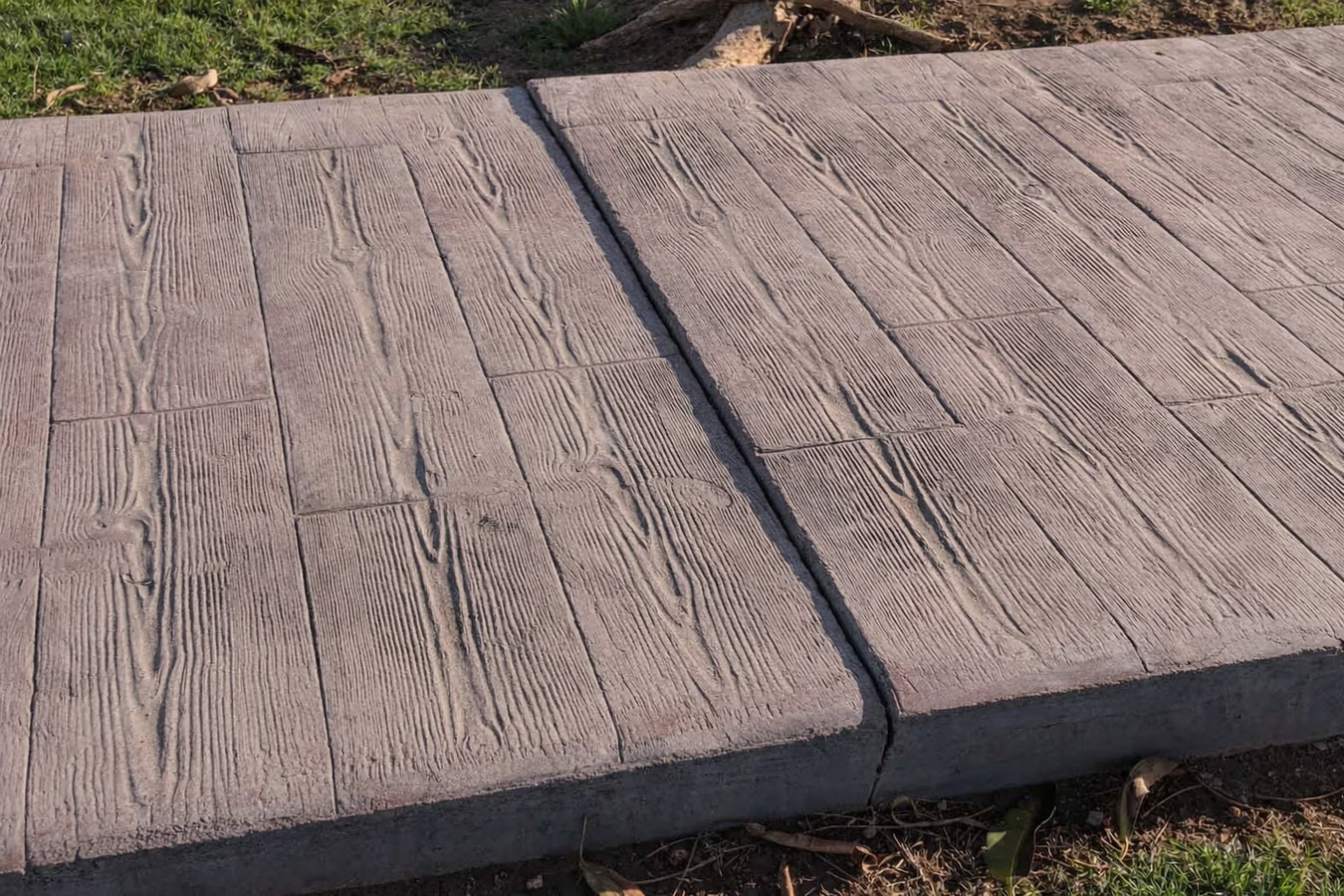 Stamped concrete services in Medford, MA